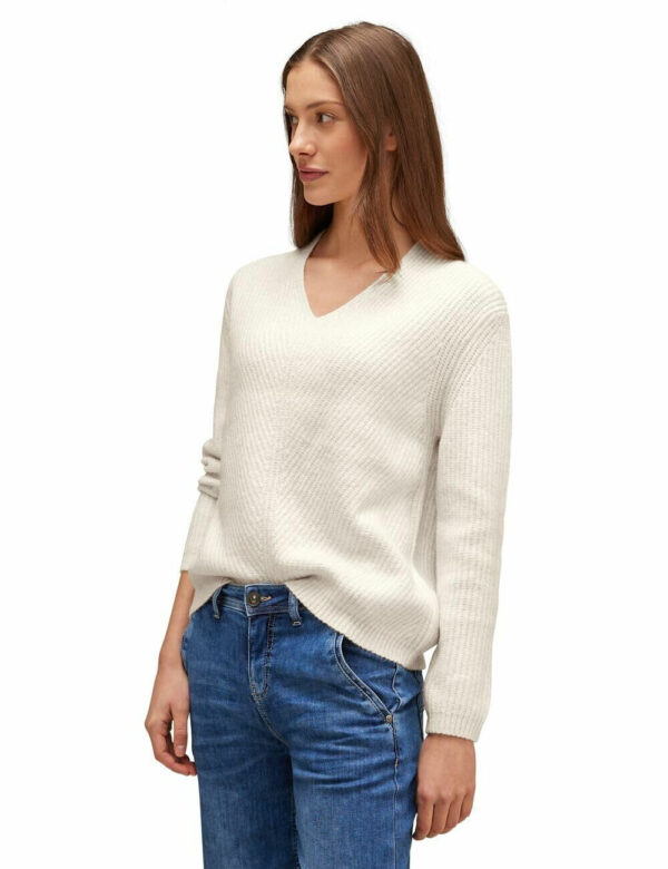 Pullover creme