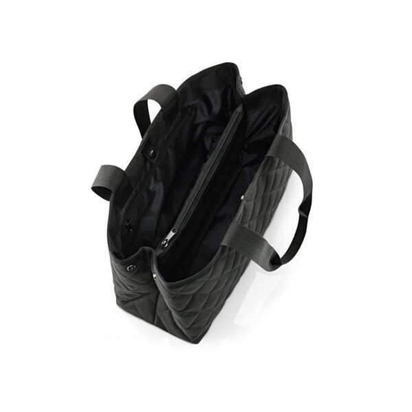 Reisenthel Classic Shopper M Rhombus Black ? Geräumige Shopping Bag und edle Han...