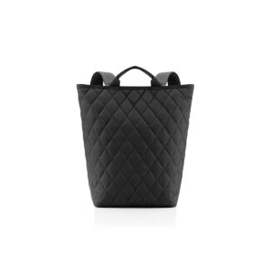 Reisenthel Shopper-Backpack Rhombus Black - urbaner und stylischer Rucksack