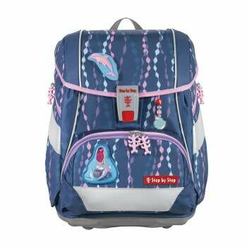 Schulranzen Set 2IN1 Plus 6 tlg. Mermaid Blau