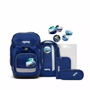 Schulranzen Set Pack 6tlg.Blaulichtbär Blau