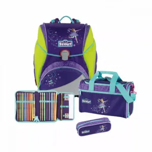 Schulrucksack Alpha Set 4tlg. Dance Lila