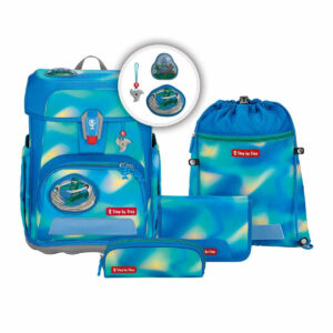 Schulrucksack Cloud Flash Set 5tlg. Ninja Zazu Blau