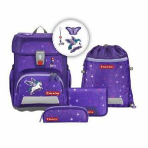 Schulrucksack Cloud Set 5tlg. Dreamy Pegasus Lila