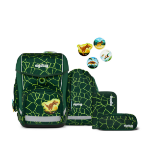 Schulrucksack Cubo Set 5tlg. Bärrex Grün