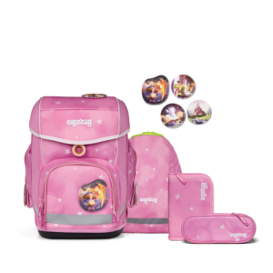 Schulrucksack Cubo Set 5tlg. WolkenzauBär Pink