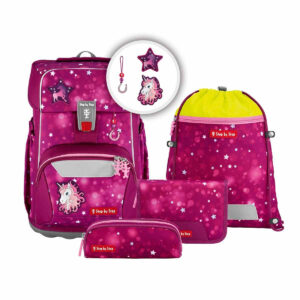 Schulrucksack Giant Set 5tlg. Sweet Unicorn Nuala Pink