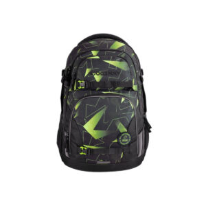 Schulrucksack Lime Flash Schwarz