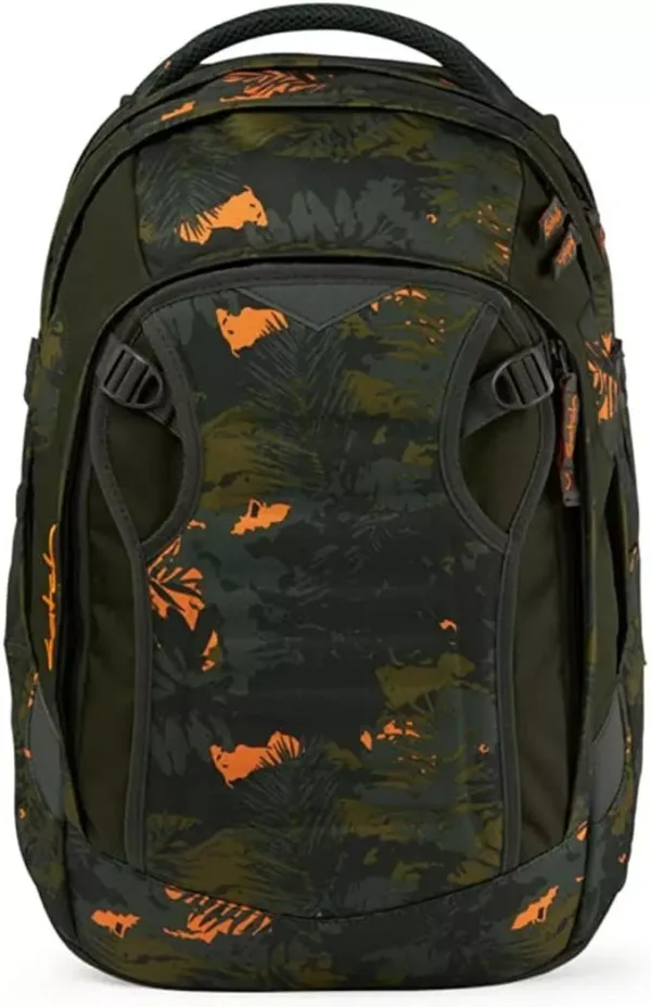 Schulrucksack Match Jurassic Jungle Grün