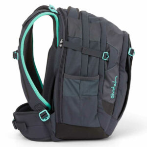 Schulrucksack Match Mint Phantom Grau