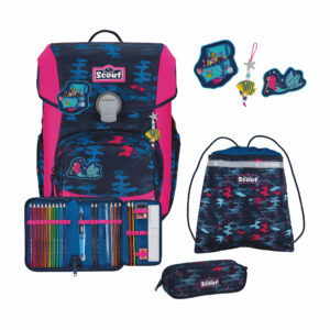 Schulrucksack Neo Set 5tlg. Dreamworld Türkis