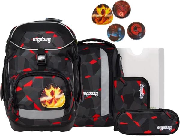 Schulrucksack Pack Set 6tlg. Taekbärdo Grau