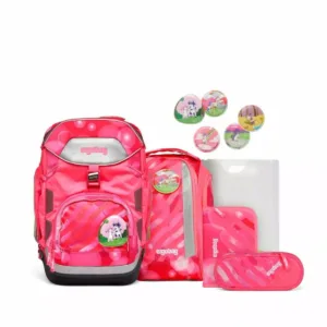 Schulrucksack Sei Pack 6tlg. KuntBärbuntes Einhorn Neo Edition Pink