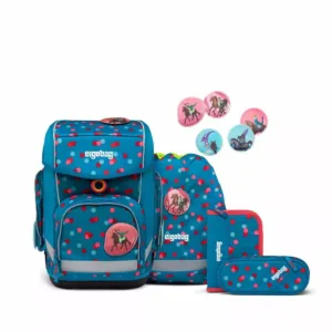 Schulrucksack Set Cubo 5tlg. Voltibär Petrol