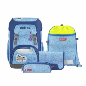 Schulrucksack Set Giant 5tlg. Wild Horse Blau