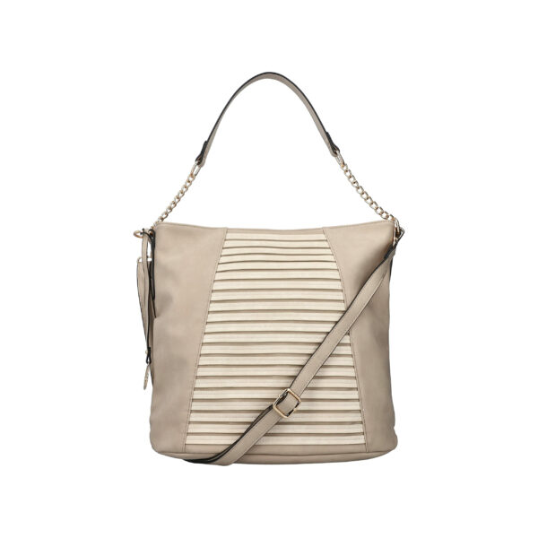 Schultertasche H1508-60 Beige