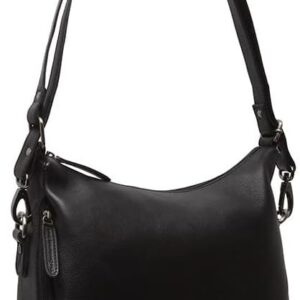 Schultertasche Toscana Schwarz