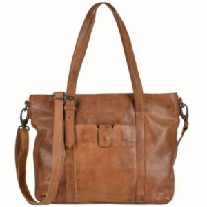 Shopper Cow Lavato Cognac