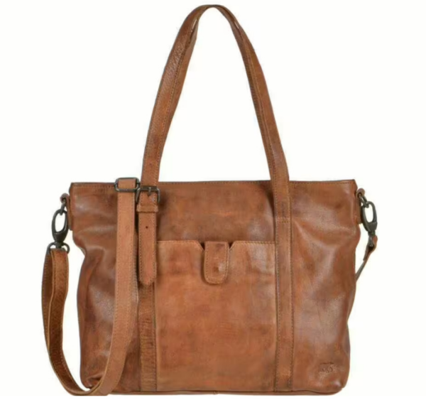 Shopper Cow Lavato Cognac