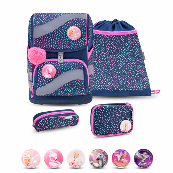 Smarty Amazing Polka Dot 2 schoolbag set 5 pcs