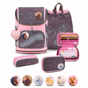 Smarty Plus Mint Schoolbag set 5pcs.