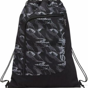 Sportbeutel 12 Liter Mountain Grid Grau