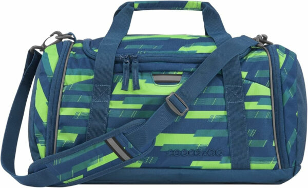 Sporttasche 20 Liter Lime Stripe Blau