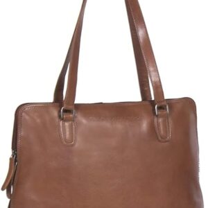 The Chesterfield Brand Flint Schultertasche Leder 37 cm Laptopfach