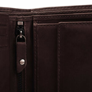 The Chesterfield Brand Leder Portemonnaie Braun Ruby RFID Safe