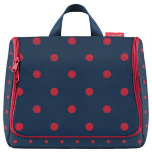 Toiletbag XL/Kulturbeutel 28 cm Mixed Dots Red