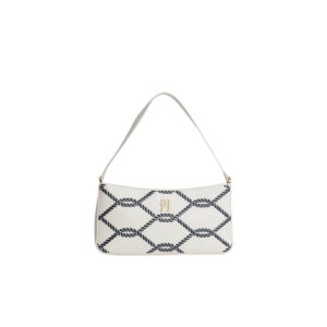 Tommy Hilfiger TH Timeless Shoulder Bag Rope Weathered White