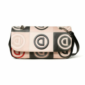 Umhängetasche Borsa Patchwork Tracolla Donna Rose Multi