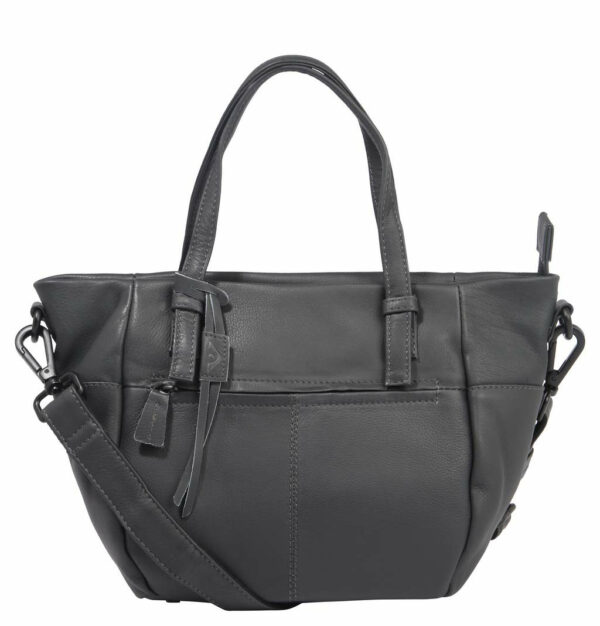 Voi Handtasche Babette 21178 Kurzgrifftasche Leder Umhängetasche Damen