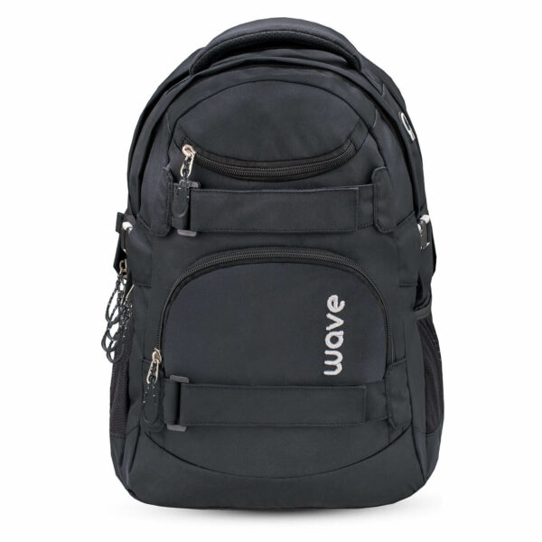 Wave Infinity Black school backpack