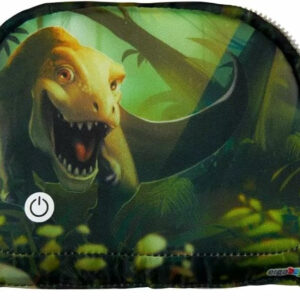 Zippies LED Zip Fronttasche Dinosaurier