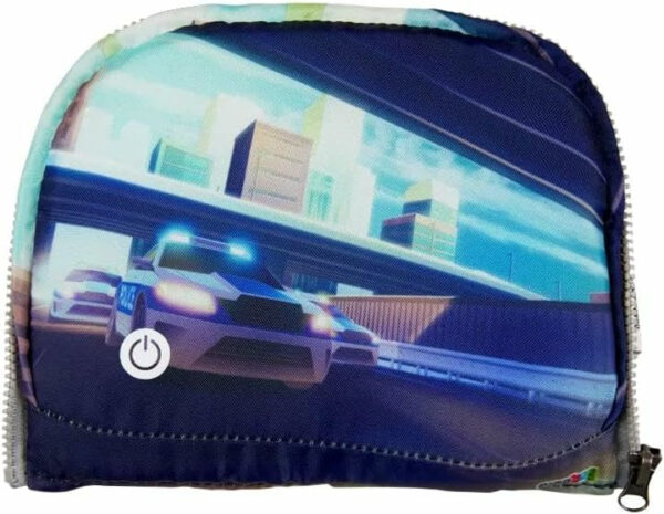 Zippies LED Zip Fronttasche Polizei
