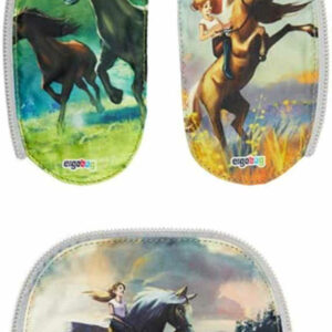 Zippies Set 3tlg. Pferde Abendteuer Grau