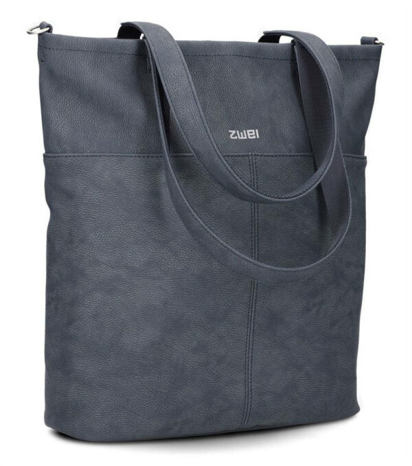 Zwei SHOPPER blau