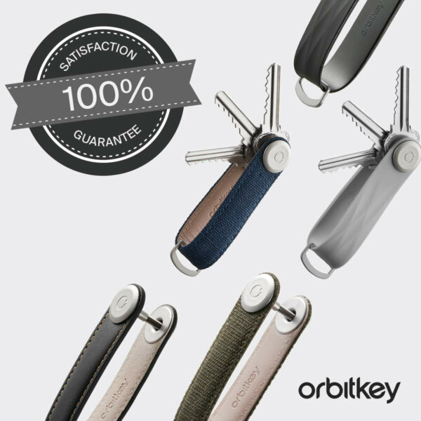 orbitkey Aktiver Gummi-Schlüssel-Organizer  wetterbeständig