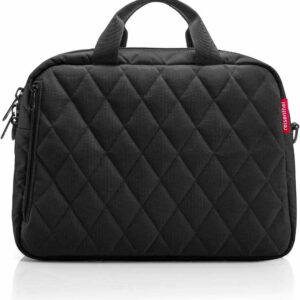 reisenthel Notebook Bag Rhombus Black - Funktionelle und stylische Businesstasch...