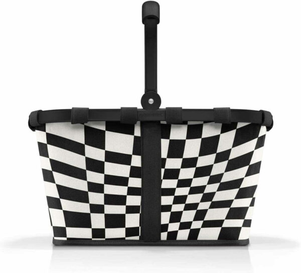 reisenthel carrybag frame op-art - Stabiler Einkaufskorb mit viel Stauraum und p...