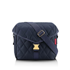 reisenthel saddle bag M rhombus midnight gold - Stylische Umhängetasche im Satte...